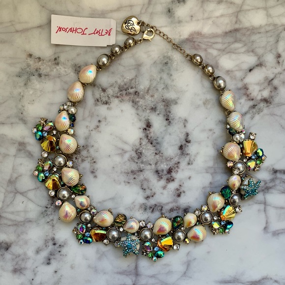 NWT Betsey Johnson Crabby Couture Necklace - Picture 1 of 4